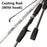 Carbon Spinning Fishing Rod M Power Hand Fishing