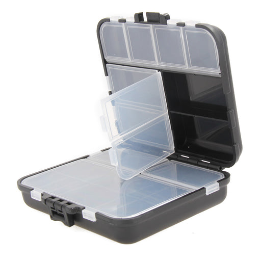 26 Compartments Plastic Fishing Box Bait Case