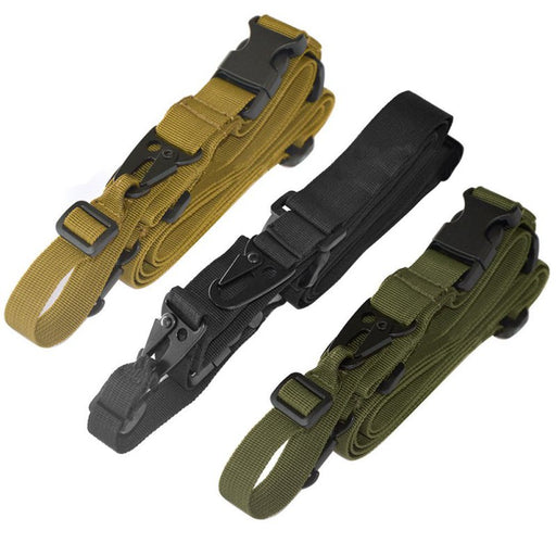3 Point Rifle Sling Adjustable Durable Tactical Bungee