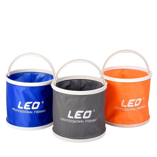LEO 3 Color Folding Bucket Lightweight Canvas Bucket