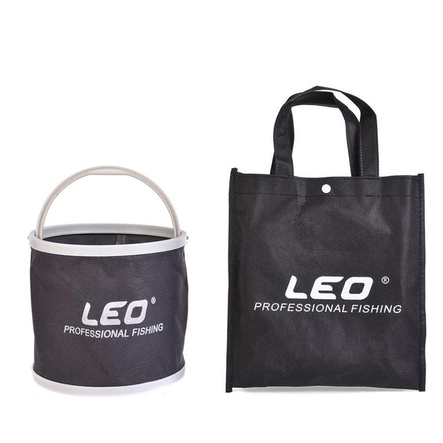 LEO 3 Color Folding Bucket Lightweight Canvas Bucket