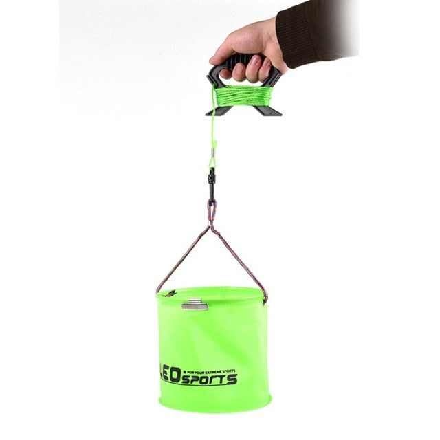 LEO 3 Color Portable Folding EVA Bucket