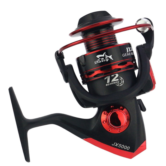 2019 Metal Spool Spinning Fishing Reel 12BB Superior Wheel for Freshwater Saltwater