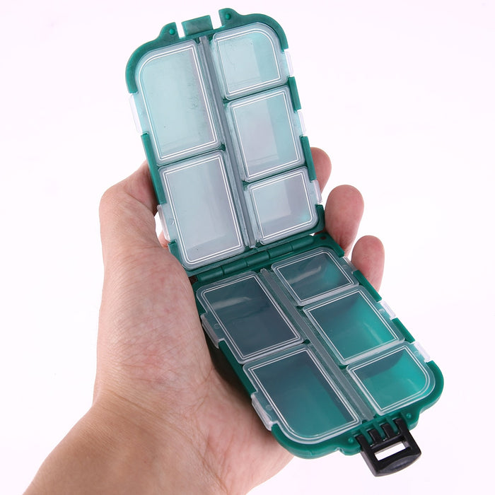 6/10/12 Fishing Lure Compartments Storage Case Box