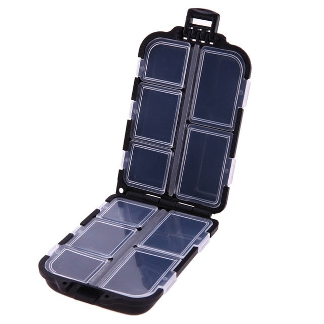 6/10/12 Fishing Lure Compartments Storage Case Box