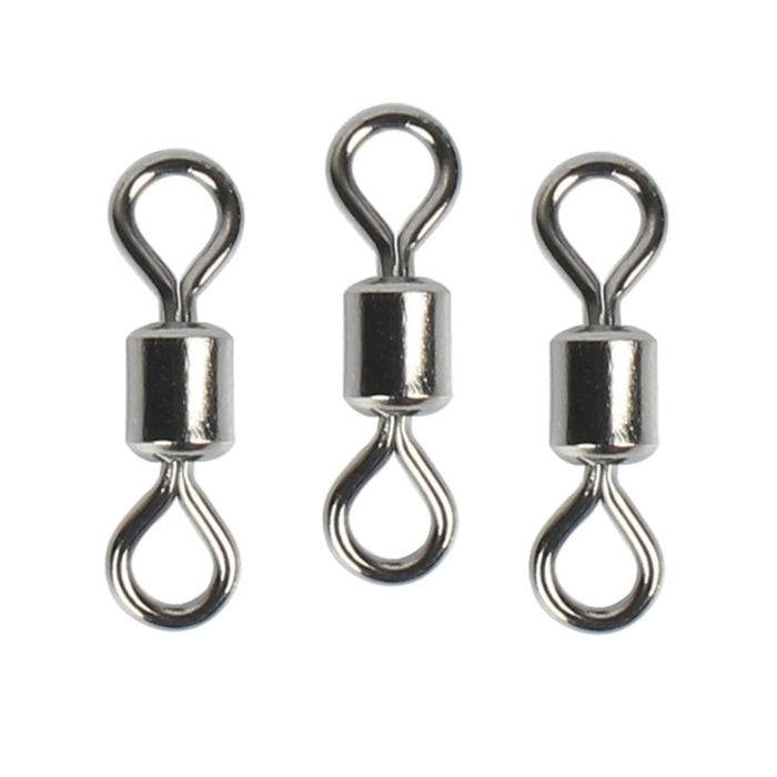 OUTAD 100-pc 8 Shape Barrel Ball Bearing Fishing Swivel