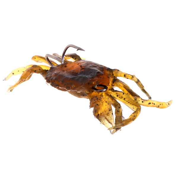 3D Soft Simulation Crabs Fishing Bait Worm Lures Crankbaits Hooks Baits Tackle