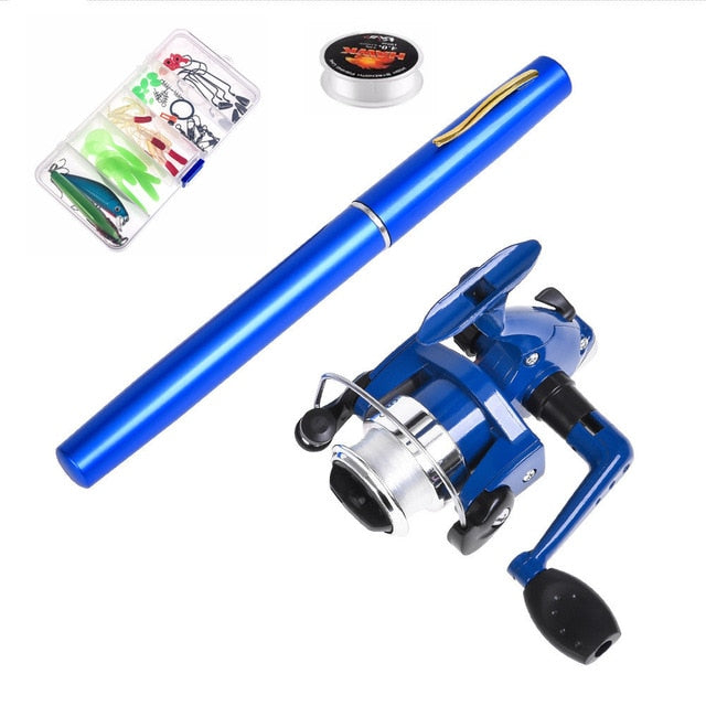 1 M Portable Fishing Rod Combo Set Pen