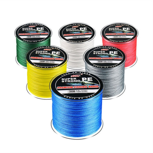 300M 330Yards PE Braided Fishing Line 4 Strands