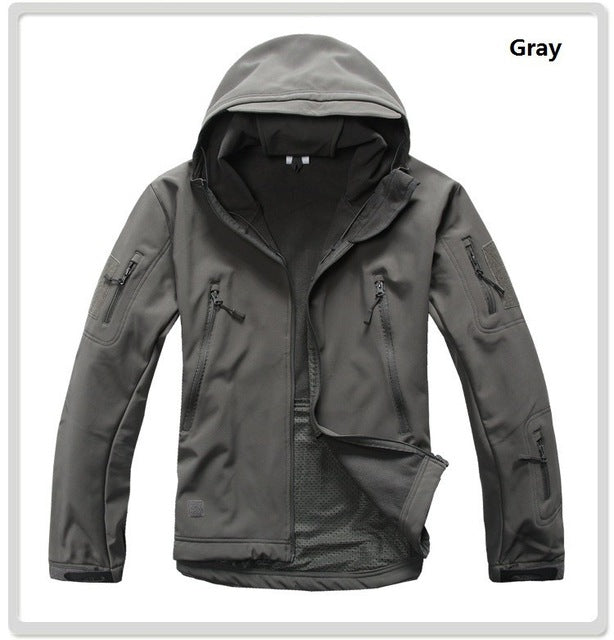 Shark Skin Softshell Military Tactical Jacket Men