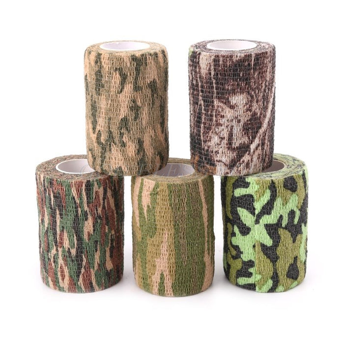 7.5cm x4.5m Army Camo Outdoor Hunting Shooting Tool Camouflage Stealth Tape Waterproof Wrap Durable accessories
