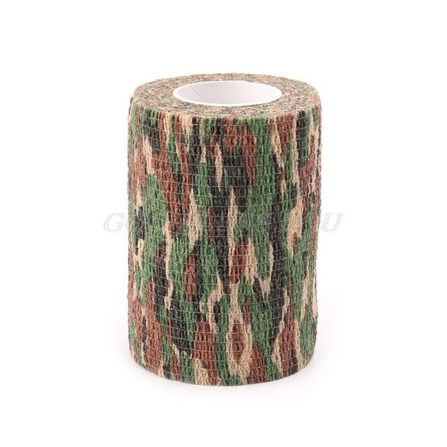 7.5cm x4.5m Army Camo Outdoor Hunting Shooting Tool Camouflage Stealth Tape Waterproof Wrap Durable accessories