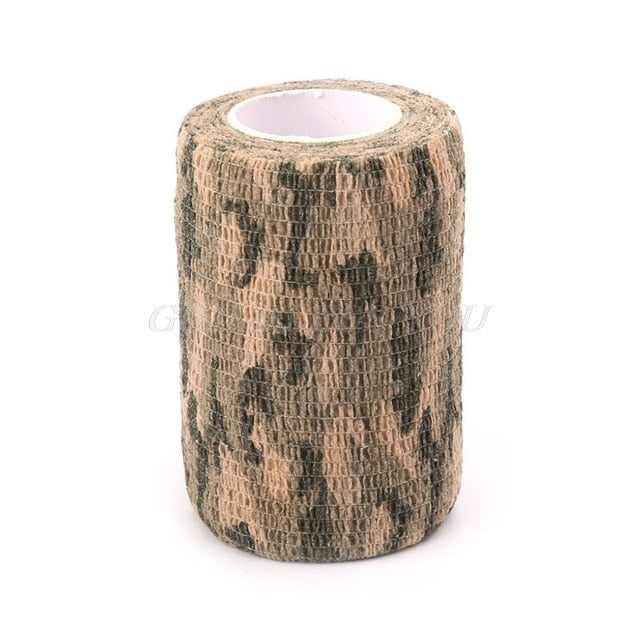 7.5cm x4.5m Army Camo Outdoor Hunting Shooting Tool Camouflage Stealth Tape Waterproof Wrap Durable accessories