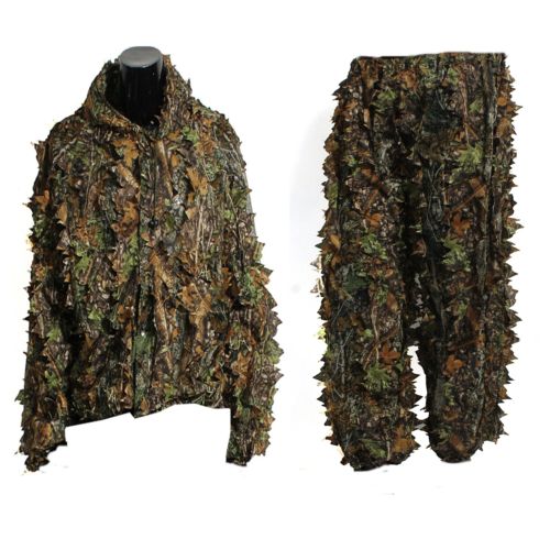 Hunting clothes New 3D maple leaf Bionic Ghillie Suits