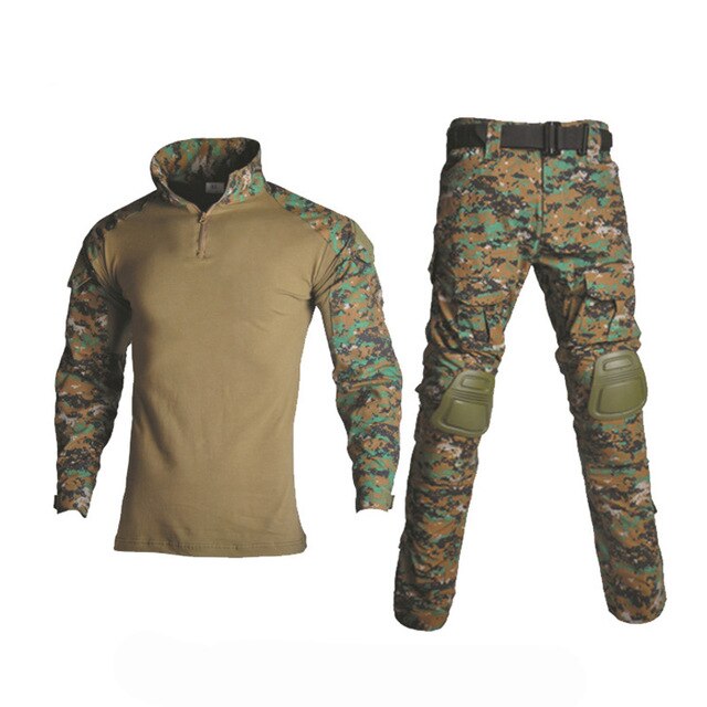 Camouflage Hunting Clothes Tactical Frog Suits