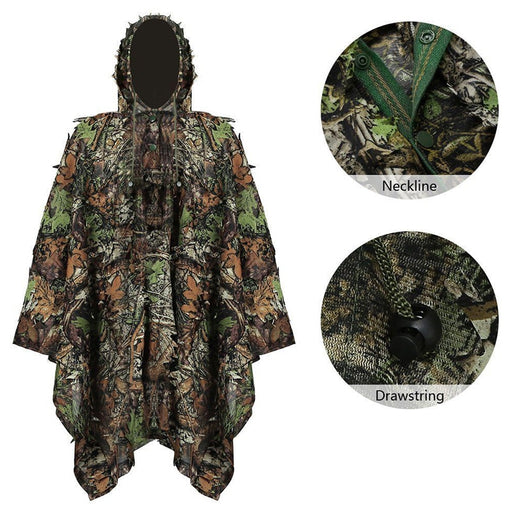 Tactical 3D Leaf Woodland Cloak Camouflage