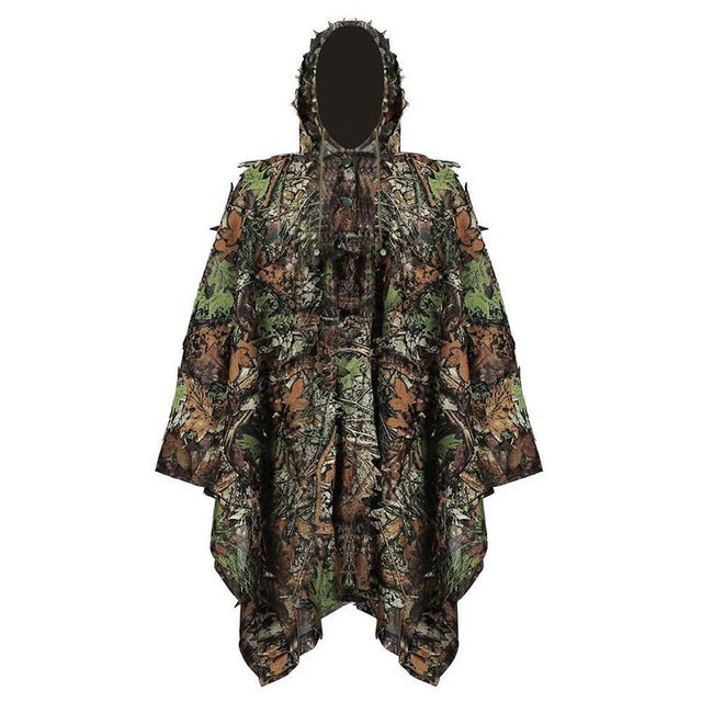 Tactical 3D Leaf Woodland Cloak Camouflage