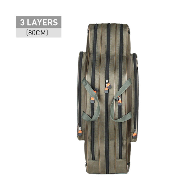 Portable Multifunction Fishing Bag Carrier Canvas 80/90/100/120CM Fishing Rod