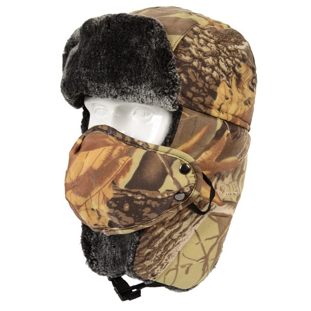 Outdoor Hunting Bionic Thermal Camouflage Cap