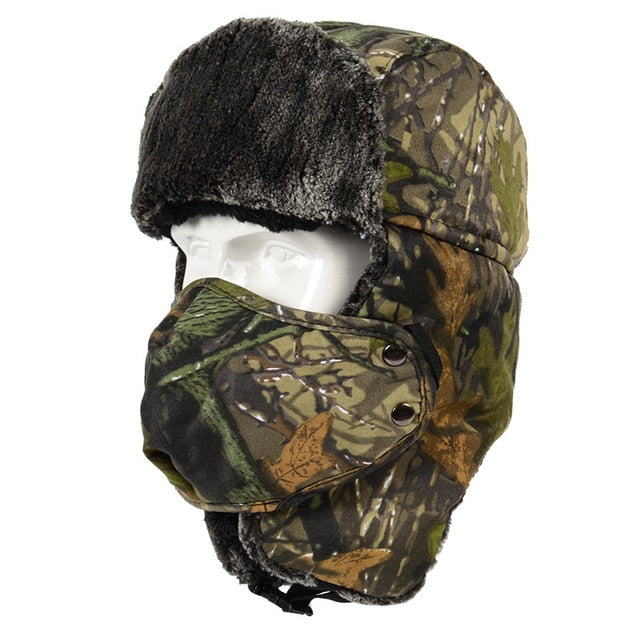 Outdoor Hunting Bionic Thermal Camouflage Cap